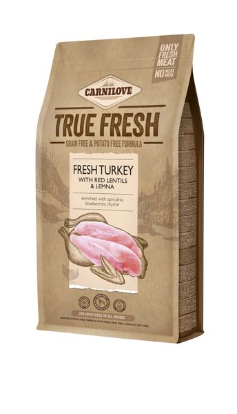 Сухой корм для собак Carnilove True Fresh с индейкой 1,4 кг 29042 фото, изображение