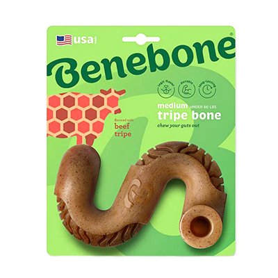 Жувальні іграшки для собак Benebone Tripe Bone M яловичий рубець 28193 фото, зображення