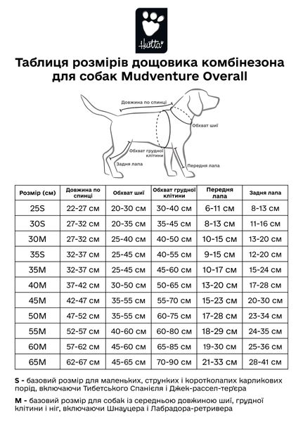 Дощовик комбінезон для собак Hurtta Mudventure Overall ECO 25S Помаранчевий 31422 фото, зображення