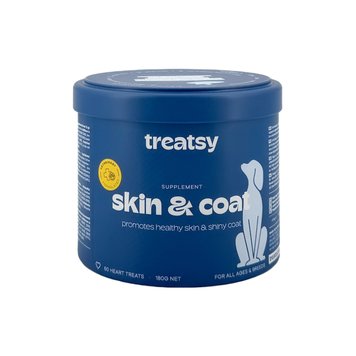 Вітамінний комплекс для вовни та шкіри собак Treatsy Skin & Coat 180 г 60 шт 32743 фото, зображення