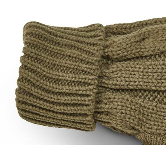 Вязаный свитер для собаки Wolters Cable Knit с узором коса 45 см Оливковый 29616 фото, изображение