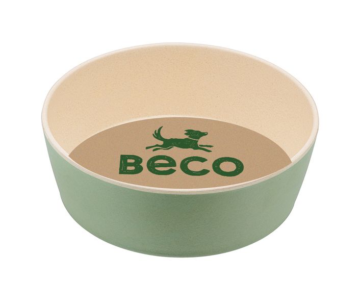 Бамбуковая миска для собак Beco Pets Зеленый S 31321 фото, изображение