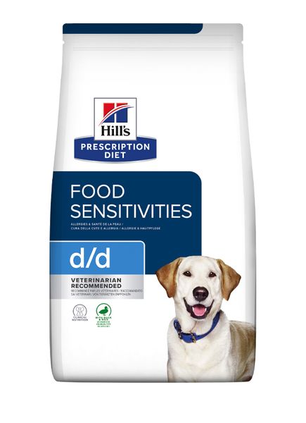 Сухий корм для собак Hill's P/D Prescription Diet Canine D/D Food Sensitivities Duck & Rice качка і рис 1,5 кг 32904 фото, зображення