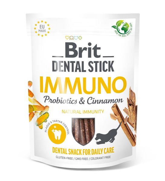 Ласощі для собак Brit Dental Stick Immuno для імунітету 7 шт. 31982 фото, зображення