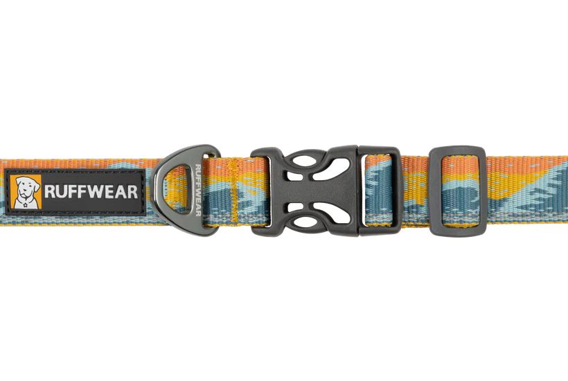 Светоотражающий ошейник для собаки Ruffwear Crag™ 28-36 см Оранжево-голубой 30650 фото, изображение