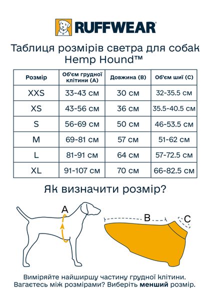 Светр для собак Ruffwear Hemp Hound™ XXS Червоний 30401 фото, зображення