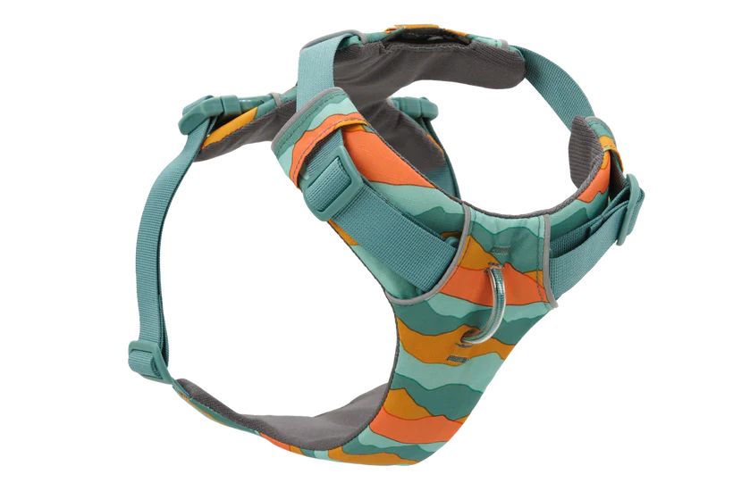 Повсякденна шлейка для собак Ruffwear Front Range® XS 43-56 см Бірюзово-жовтогарячий 30802 фото, зображення