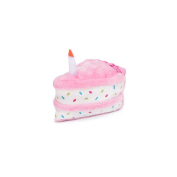 Мягкая игрушка для собак торт на День рождения ZippyPaws Birthday Cake Pink с пищалкой 28465 фото, изображение