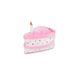 М'яка іграшка для собак торт на день народження ZippyPaws Birthday Cake Pink з пищалкою 28465 фото 1 зображення