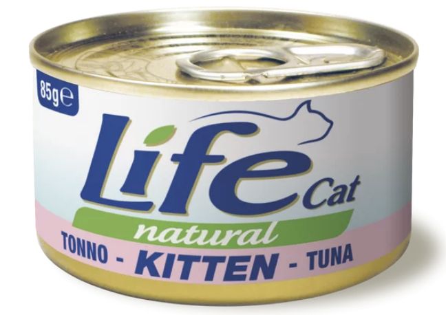 Влажный корм для котят Lifecat Тунец 85 г 33479 фото, изображение