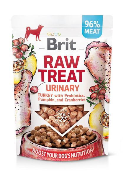 Лакомства для собак Brit Raw Treat Urinary индюшатина 40 г 31988 фото, изображение