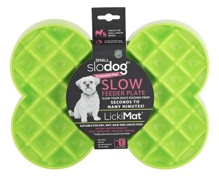 Миска слоуфидер для маленьких собак LickiMat Small Slodog Green 30345 фото, изображение