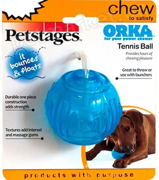 Игрушка для собак Petstages Orka Tennis Ball теннисный мяч 26676 фото, изображение