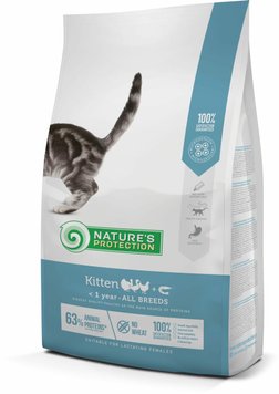 Сухий корм для кошенят Nature's Protection Kitten 2кг 33157 фото, зображення