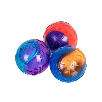 Игрушка для собак три мяча с пищалкой GiGwi Ball 5 см 26900 фото, изображение