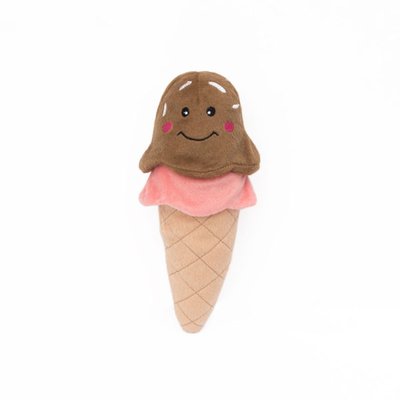 М'яка іграшка для собак морозиво ZippyPaws NomNomz Ice Cream з пищалкою 28472 фото, зображення