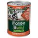 Вологий корм для собак Monge Dog Bwild Grain Free Adult індичка, гарбуз та цукіні 400 г 32028 фото 1 зображення