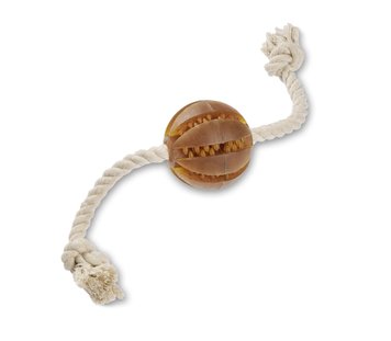 Игрушка для собак канат с мячом Wolters Pure Nature Dental Rope Toy Ball 40 см 28432 фото, изображение