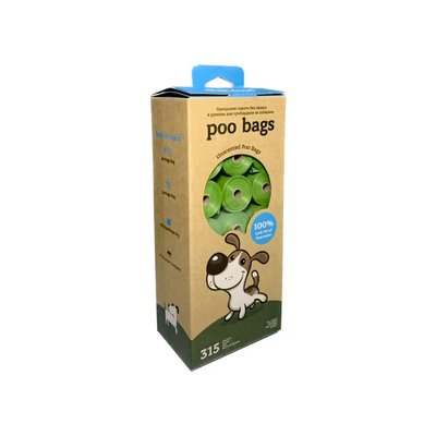 Одноразові пакетики Poo Bags без запаху 315 шт 26972 фото, зображення