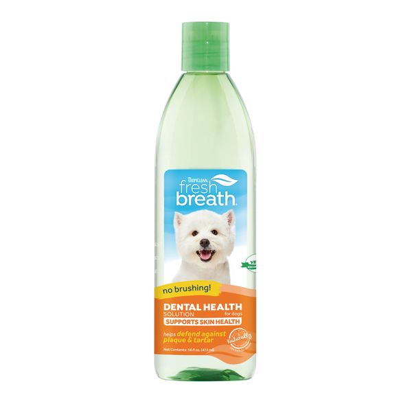 Добавка у воду для догляду за шкірою та шерстю собак TropiClean Fresh Breath 473 мл 27712 фото, зображення