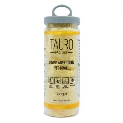 Рушник для собак Tauro Pro Line 64х43 см Жовтий 31954 фото, зображення
