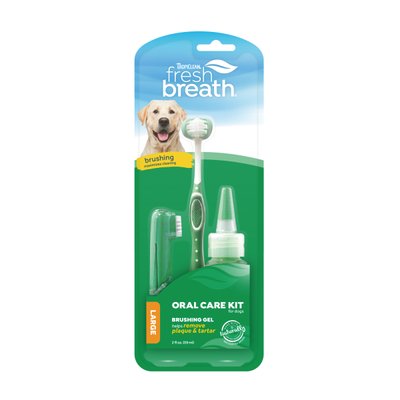 Набір для догляду за ротовою порожниною собак великих порід TropiClean Fresh Breath 59 мл 27716 фото, зображення