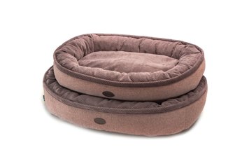 Овальний лежак Harley and Cho Donut Soft Touch коричневый L 29341 фото, изображение