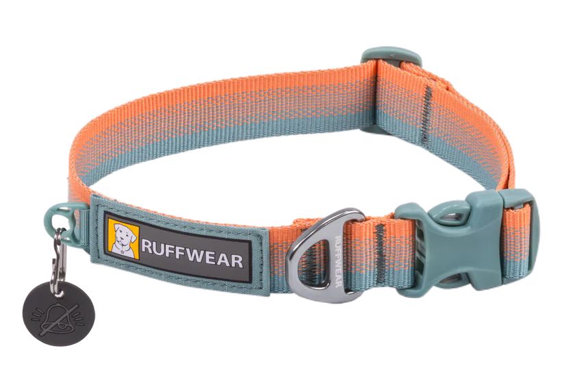 Повседневный ошейник для собак Ruffwear Front Range™ 28-36 см Оранжево-серый 30671 фото, изображение