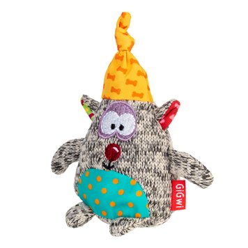 Игрушка для собак медведь с пищалкой GiGwi Plush 10 см 26863 фото, изображение