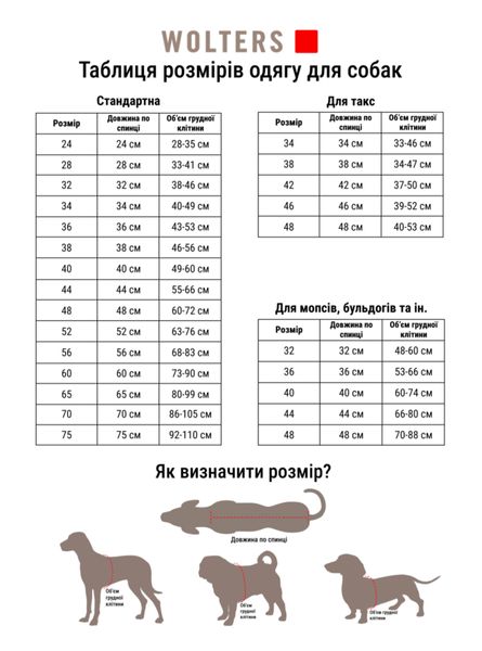 Попона дощовик для собак Wolters Camouflage 24 см Камуфляж 28385 фото, зображення