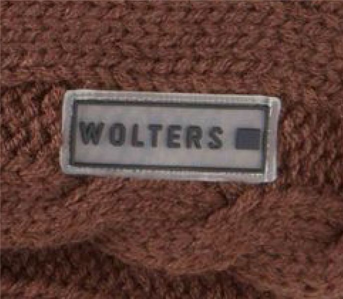 В'язаний светр для собаки Wolters Cable Knit з візерунком коси 25 см Коричневий 29591 фото, зображення