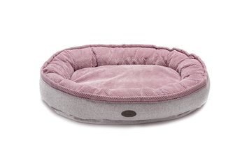 Овальний лежак Harley and Cho Donut Soft Touch розовый L 29343 фото, изображение