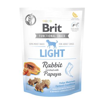 Функціональні ласощі Brit Care Light для собак, з кроликом та папаєю 150 г 29054 фото, зображення