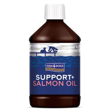 Лососева олія для собак Fish4Dogs Support+ Salmon Oil 500 мл 39653 фото, зображення