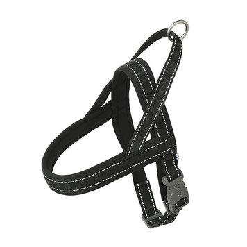 Пом'якшена шлея для собак Hurtta Casual harness ECO 30-35 Чорний 32399 фото, зображення