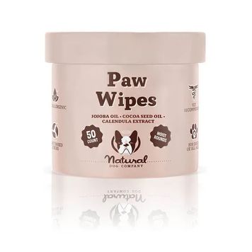 Салфетки для лап Paw Wipes Natural Dog Company 50 шт 32721 фото, изображение