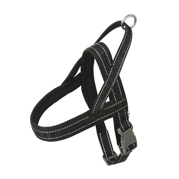 Смягченная шлея для собак Hurtta Casual harness ECO 30-35 Черный 32399 фото, изображение