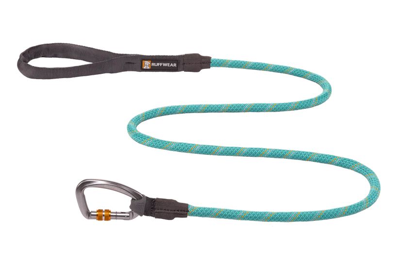 Рефлекторний повідець канат для собак Ruffwear Knot-a-Leash™ S 1,5 м / 7 мм Бірюзовий 30925 фото, зображення