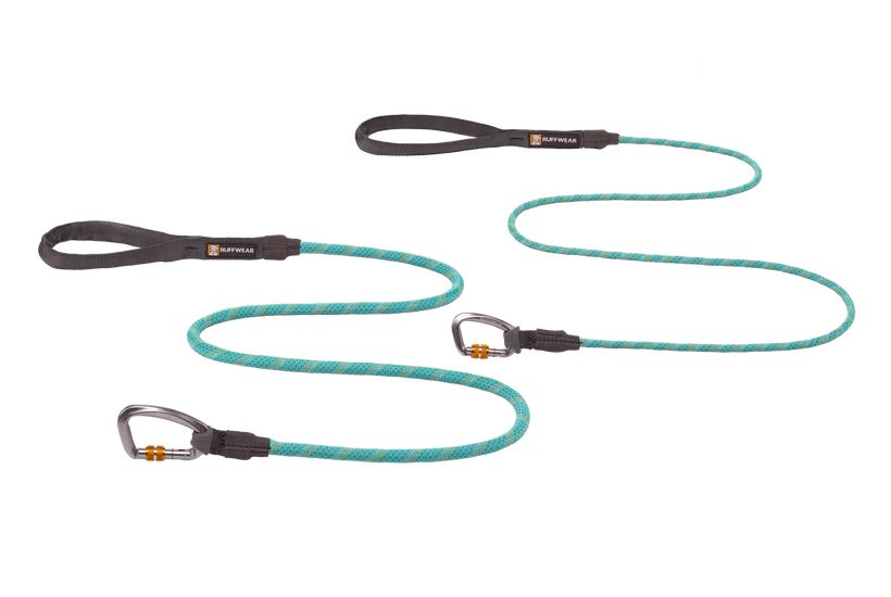 Рефлекторний повідець канат для собак Ruffwear Knot-a-Leash™ S 1,5 м / 7 мм Бірюзовий 30925 фото, зображення