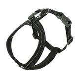 Анатомическая шлейка для собак Hurtta Casual Y-harness 30-35 Черный 31638 фото, изображение