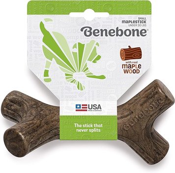 Жевательные игрушки для щенков Benebone Puppy Maplestick S кленовое дерево 29879 фото, изображение