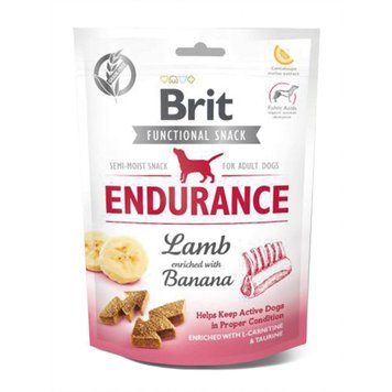 Функціональні ласощі Brit Care Endurance ягня з бананом для собак 150 г 29057 фото, зображення