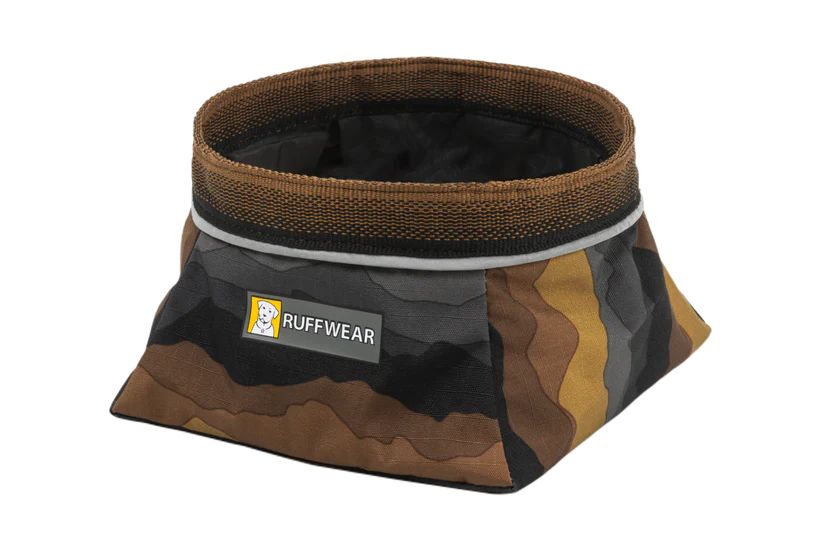 Складна миска для собак Ruffwear Quencher™ M Сіро-коричневий 30626 фото, зображення