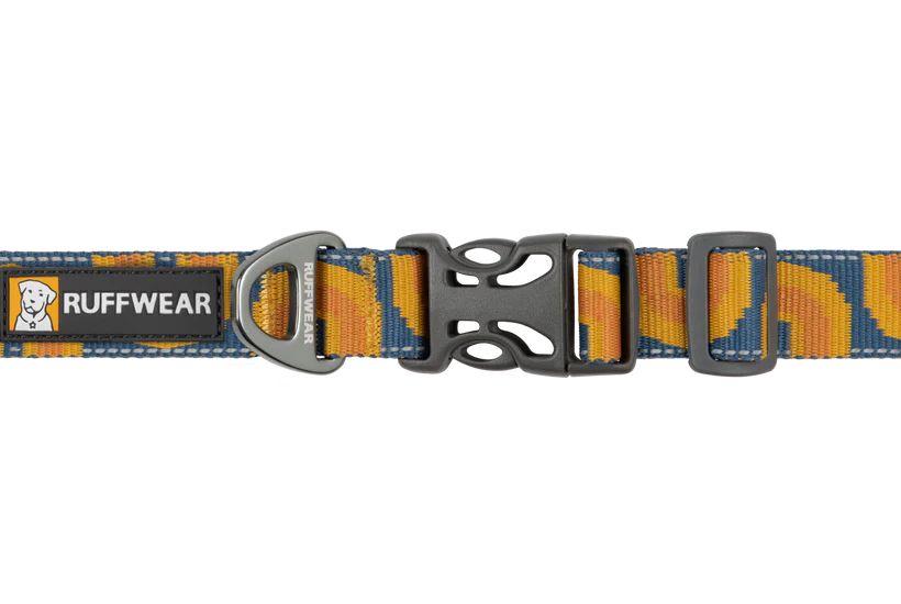 Світловідбиваючий нашийник для собаки Ruffwear Crag™ 28-36 см Оранжево-синій 30641 фото, зображення