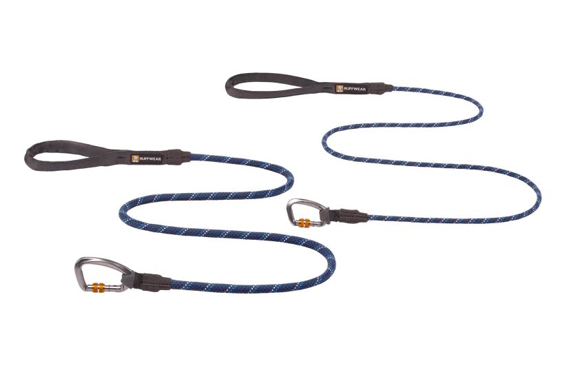 Рефлекторний повідець канат для собак Ruffwear Knot-a-Leash™ S 1,5 м / 7 мм Синій 30927 фото, зображення