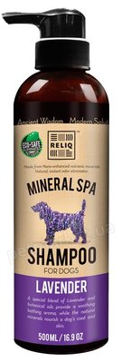 Мінеральний шампунь для собак Reliq з олією лаванди 500 мл 31935 фото, зображення