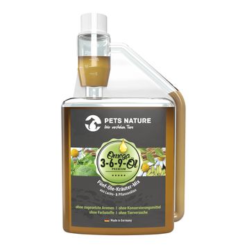 Травяное масло для собак Pets Nature Omega 3-6-9 Herbal Oil 250 мл 32193 фото, изображение