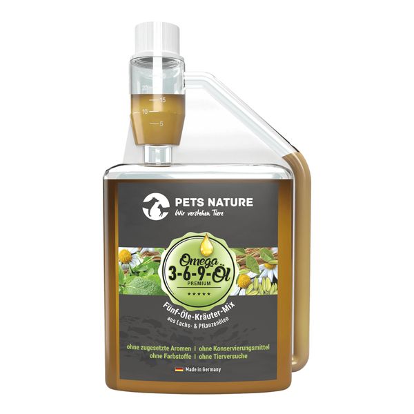 Трав'яна олія для собак Pets Nature Omega 3-6-9 Herbal Oil 250 мл 32193 фото, зображення