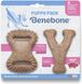 Набор из двух жевательных игрушек для щенков Benebone Puppy 2-pack Dental Chew/Wishbone Bacon Tiny бекон 27982 фото 1 изображение