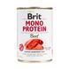 Вологий корм Brit Mono Protein Beef для собак, з яловичиною, 400 г 28715 фото 1 зображення